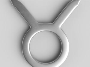 taurus sign 3D Model