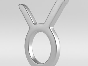 taurus sign 3D Model