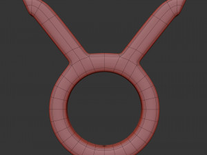 taurus sign 3D Model