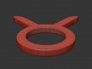 taurus sign 3D Model