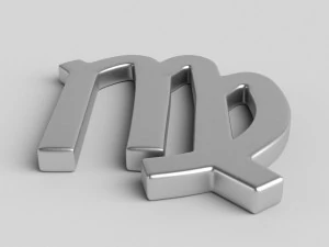 virgo sign 3D Model