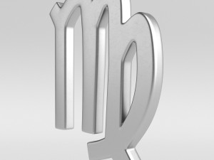 virgo sign Model 3D