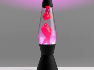 astro 原版熔岩灯 黑色 3D 模型