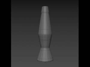 astro the original lava lamp black Model 3D