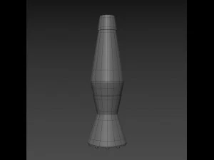 astro the original lava lamp black 3D Model