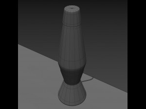 astro the original lava lamp black Model 3D
