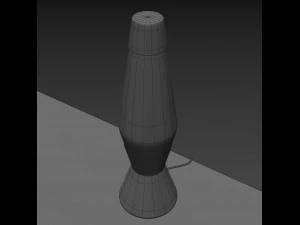 astro the original lava lamp black 3D Model