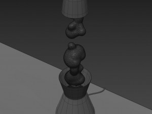 astro the original lava lamp black Model 3D