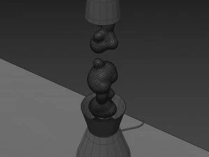 astro the original lava lamp black 3D Model