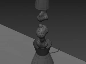 astro the original lava lamp black 3D Model