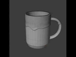 drip mug Model 3D