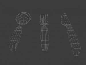 strelka cutlery 3D Model