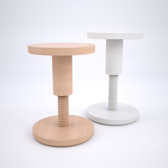 avvitamenti stool 3D 模型 .c4d .max .obj .3ds .fbx .stl .blend 