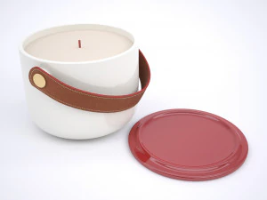 portacandele in ceramica Modello 3D