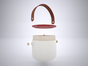 ceramic candle holder Modelo 3D