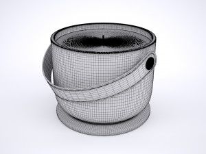 ceramic candle holder Modelo 3D