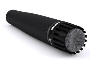 shure sm57 microphone 3D Модель