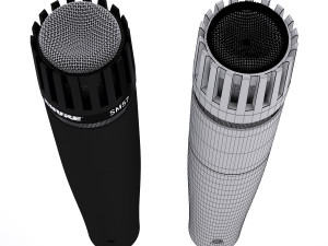 shure sm57 microphone 3D Модель