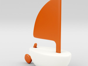 toy boat 3D 모델