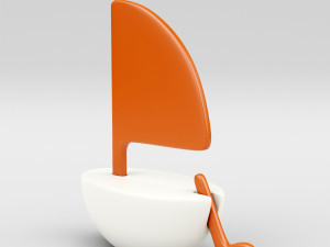 toy boat 3D 모델