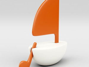 toy boat 3D 모델