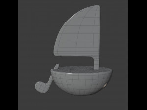 toy boat 3D 모델