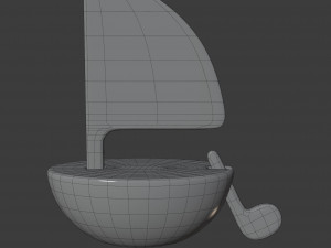 toy boat 3D 모델