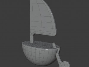 toy boat 3D 모델