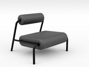 zuvier chair Modello 3D
