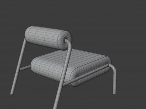 zuvier chair Modello 3D