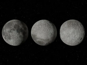 teksturowana księżyc 4k Model 3D