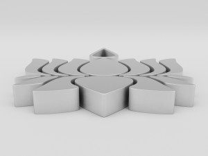 ayyavazhi symbol Modelo 3D