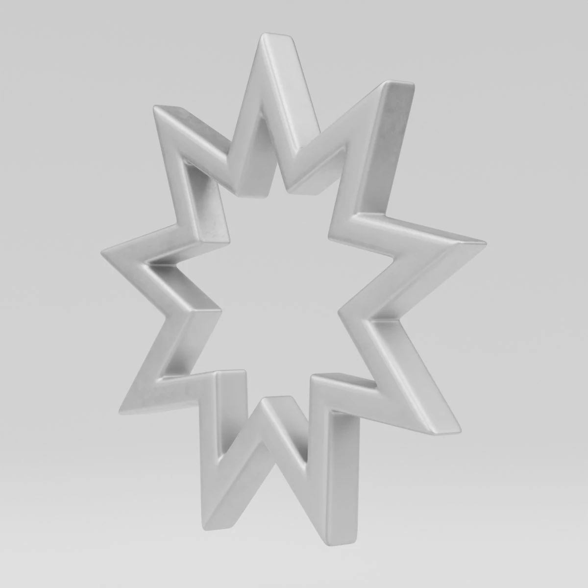 bahai symbol 3D Model .c4d .max .obj .3ds .fbx .stl .blend 