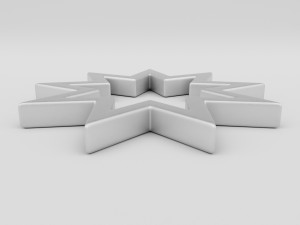 bahai symbol 3D-Modell