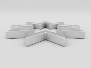 bahai symbol 3D Model