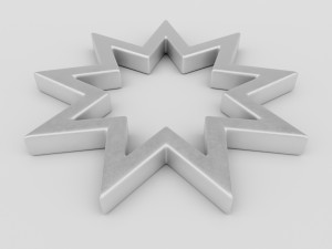 bahai symbol 3D-Modell