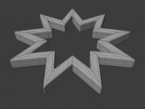 bahai symbol 3D-Modell
