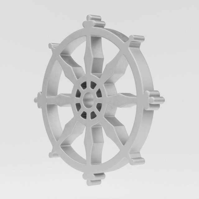 buddhism symbol 3D-Modell .c4d .max .obj .3ds .fbx .stl .blend 