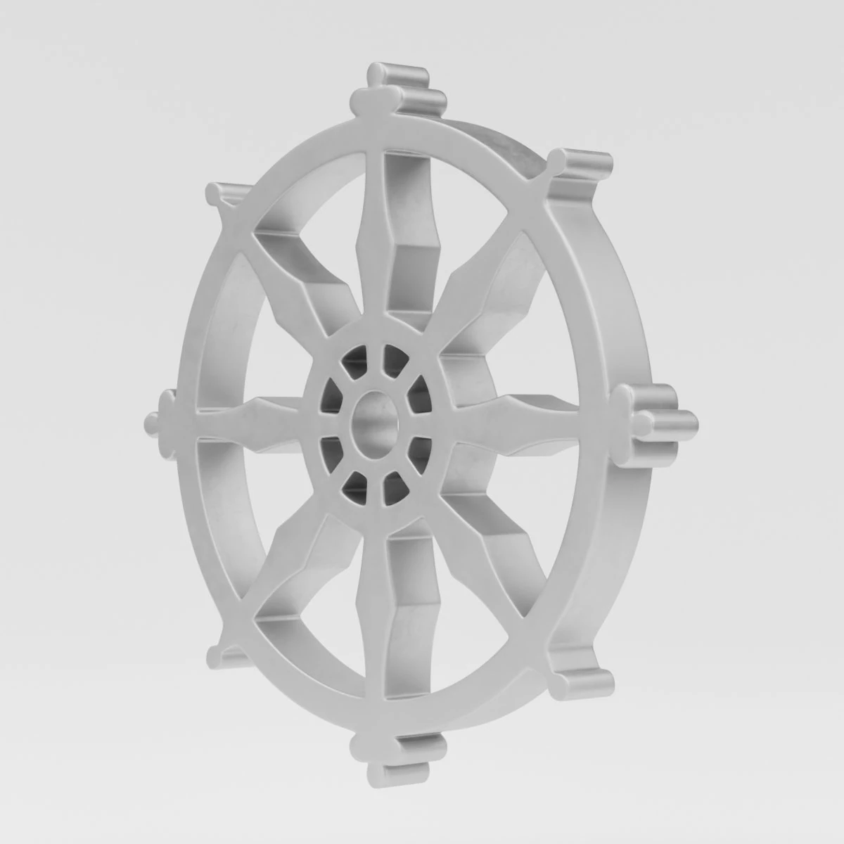 buddhism symbol 3D Model .c4d .max .obj .3ds .fbx .stl .blend 