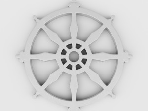 buddhism symbol 3D-Modell