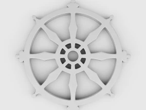 buddhism symbol 3D Model