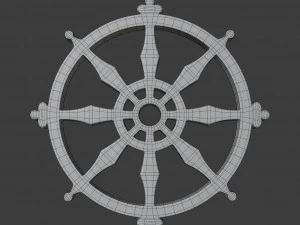 buddhism symbol 3D Model