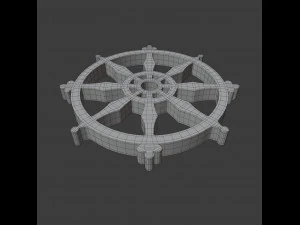 buddhism symbol 3D Model