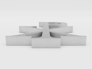 chi rho labarum symbol 3D Model