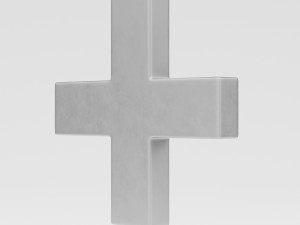 greek cross symbol 3D Model