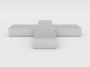 greek cross symbol 3D Model