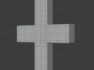 greek cross symbol 3D Model