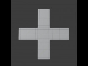 greek cross symbol Modèle 3D