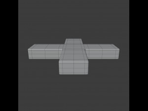 greek cross symbol Modèle 3D