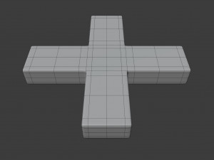 greek cross symbol Modèle 3D